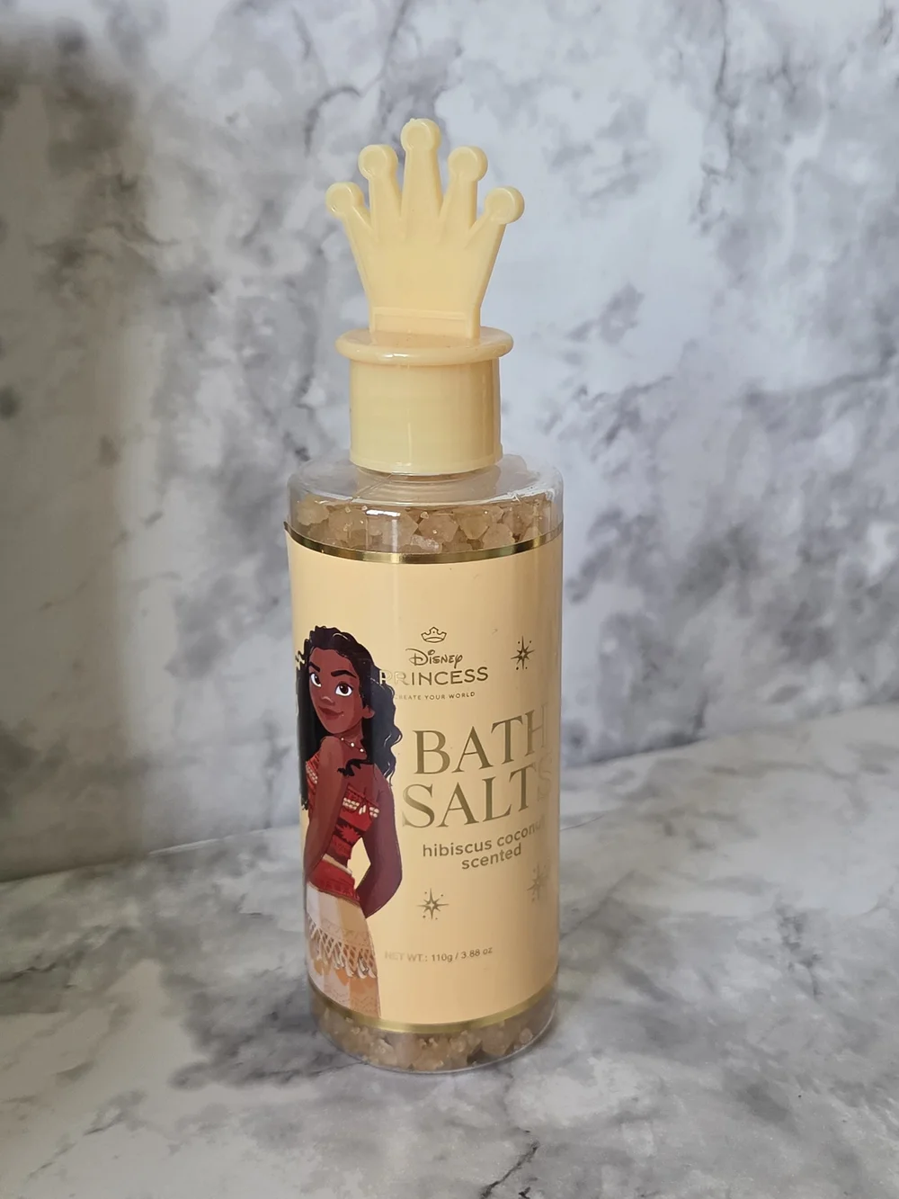 Disney Princess Moana Hibiscus Coconut Body Scrub & Bath Set - Yellow